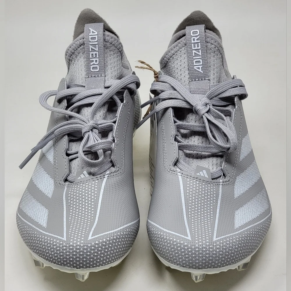 Adidas Adizero Electric.1 IF2427 Grey Silver Football Cleats Mens Size 11.5 New